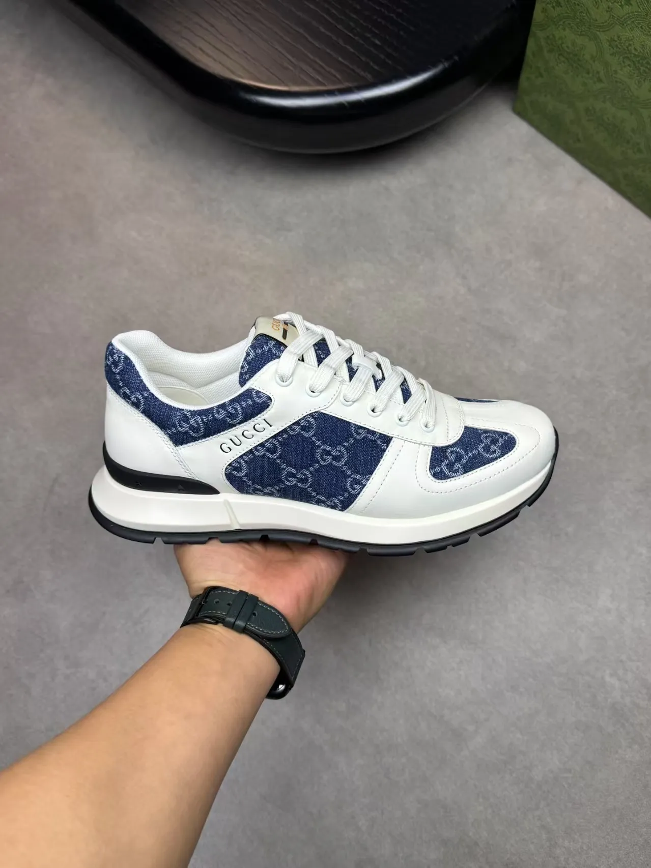 Men's Men's Shoes 💰460 [New Style] 🎍🎍New Style Gucci - Men's Shoes GUCCI [Lightning] The latest shoes are shipped. Original quality, fashionable, made of special materials, sheepskin lining, brand new packaging. The foot feels super comfortable and the workmanship is impeccable. Size: 38-45